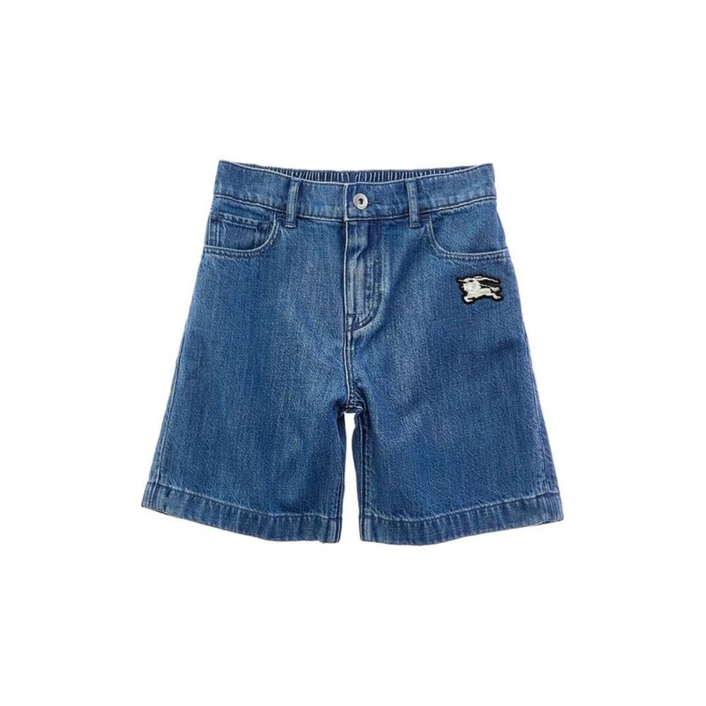 Burberry Girls Denim Short, Blue